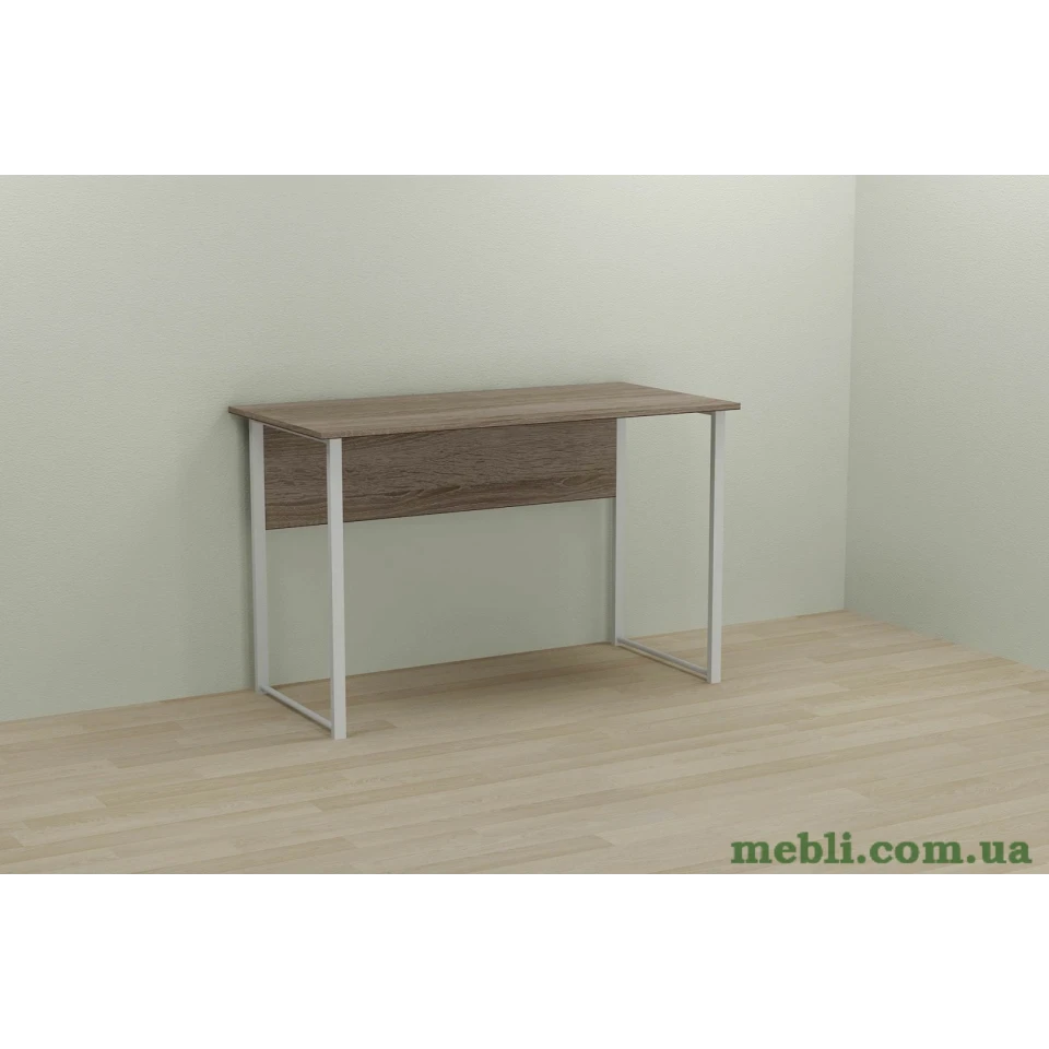 Комп'ютерний стіл Ferrum-decor Курт 75x140x60 білий ДСП Дуб Сонома Труфель 16мм