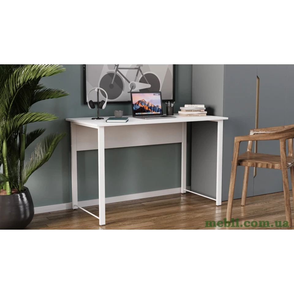 Комп'ютерний стіл Ferrum-decor Курт 75x140x70 білий ДСП Білий 16мм
