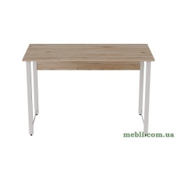 Комп'ютерний стіл Ferrum-decor Курт 75x140x70 білий ДСП Дуб Артізан 32мм