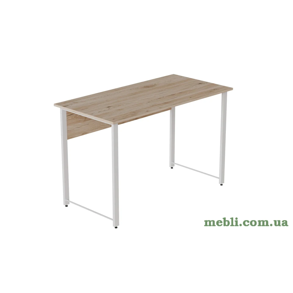 Комп'ютерний стіл Ferrum-decor Курт 75x140x70 білий ДСП Дуб Артізан 32мм