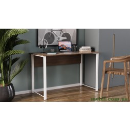 Комп'ютерний стіл Ferrum-decor Курт 75x140x70 білий ДСП Дуб Сонома Труфель 16мм