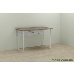 Комп'ютерний стіл Ferrum-decor Майк 75x100x60 білий ДСП Дуб Сонома Труфель 32мм