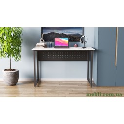 Комп'ютерний стіл Ferrum-decor Майк 75x100x60 чорний ДСП Білий 16мм