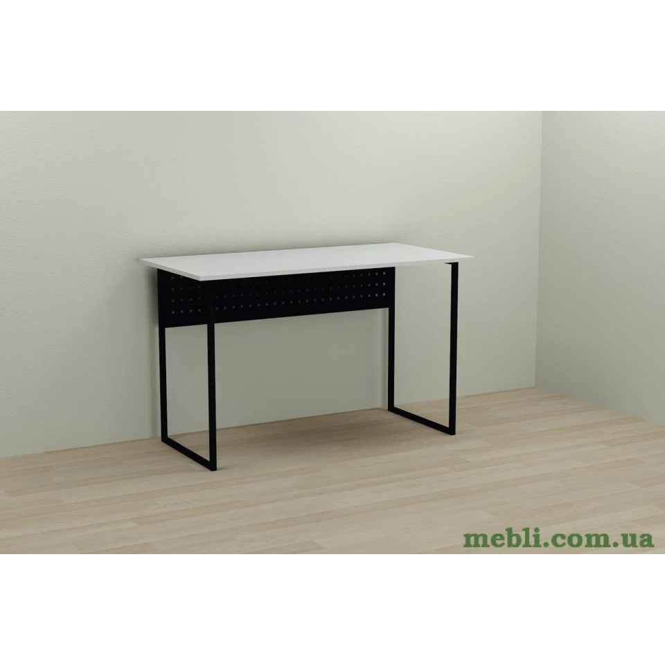 Комп'ютерний стіл Ferrum-decor Майк 75x100x60 чорний ДСП Білий 16мм