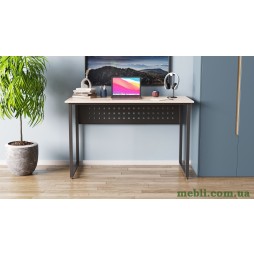 Комп'ютерний стіл Ferrum-decor Майк 75x100x60 чорний ДСП Дуб Артизан 16мм