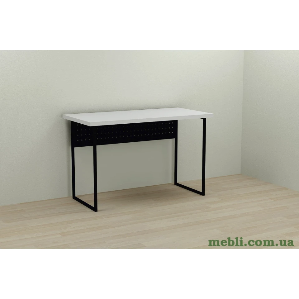 Комп'ютерний стіл Ferrum-decor Майк 75x100x70 чорний ДСП Білий 32мм