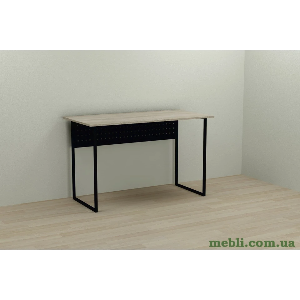Комп'ютерний стіл Ferrum-decor Майк 75x100x70 чорний ДСП Дуб Сонома 16мм