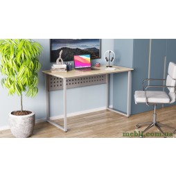 Комп'ютерний стіл Ferrum-decor Майк 75x120x60 сірий ДСП Дуб Сонома 16мм