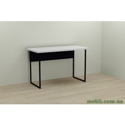 Комп'ютерний стіл Ferrum-decor Майк 75x120x60 чорний ДСП Білий 32мм