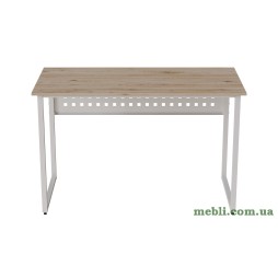 Комп'ютерний стіл Ferrum-decor Майк 75x120x70 білий ДСП Дуб Артізан 32мм