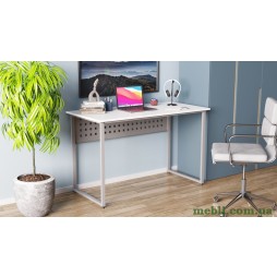 Комп'ютерний стіл Ferrum-decor Майк 75x120x70 сірий ДСП Білий 16мм