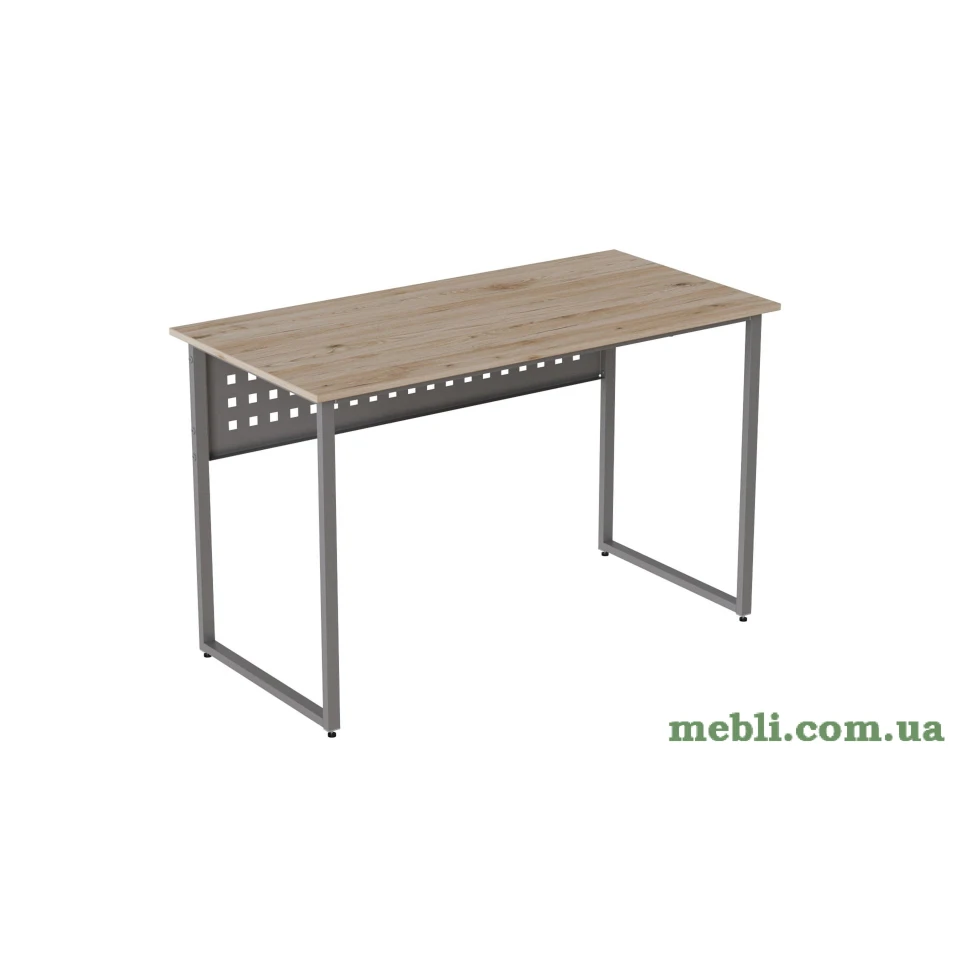 Комп'ютерний стіл Ferrum-decor Майк 75x140x60 сірий ДСП Дуб Артізан 32мм