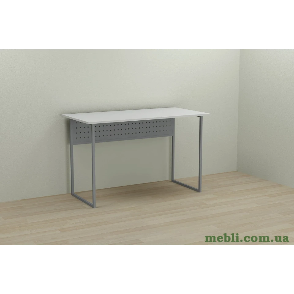 Комп'ютерний стіл Ferrum-decor Майк 75x140x70 сірий ДСП Білий 16мм