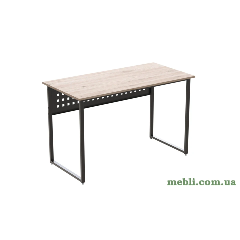 Комп'ютерний стіл Ferrum-decor Майк 75x140x70 чорний ДСП Дуб Артизан 32мм
