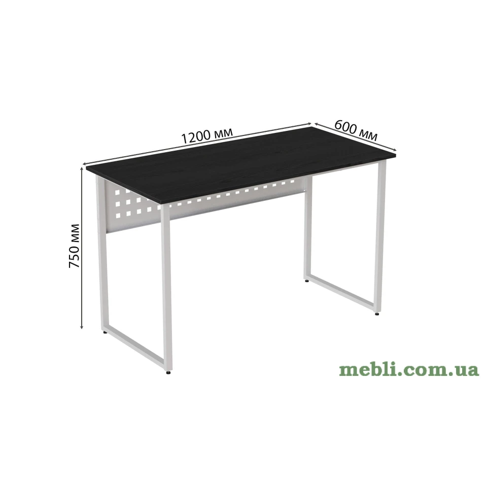 Комп'ютерний стіл Майк 75x120x60 білий ДСП Сосна Кембра 32мм