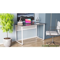 Комп'ютерний стіл Майк 75x140x60 білий ДСП Сосна Кембра 16мм
