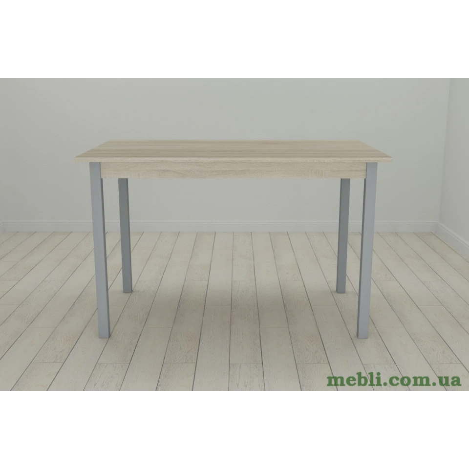 Кухонний стіл Ferrum-decor Маріо 75x120x70 Сірий ДСП Сонома 16мм