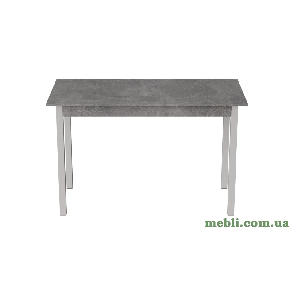 Стіл кухонний Ferrum-decor Маріо 75x120x70 Білий ДСП Бетон 16мм