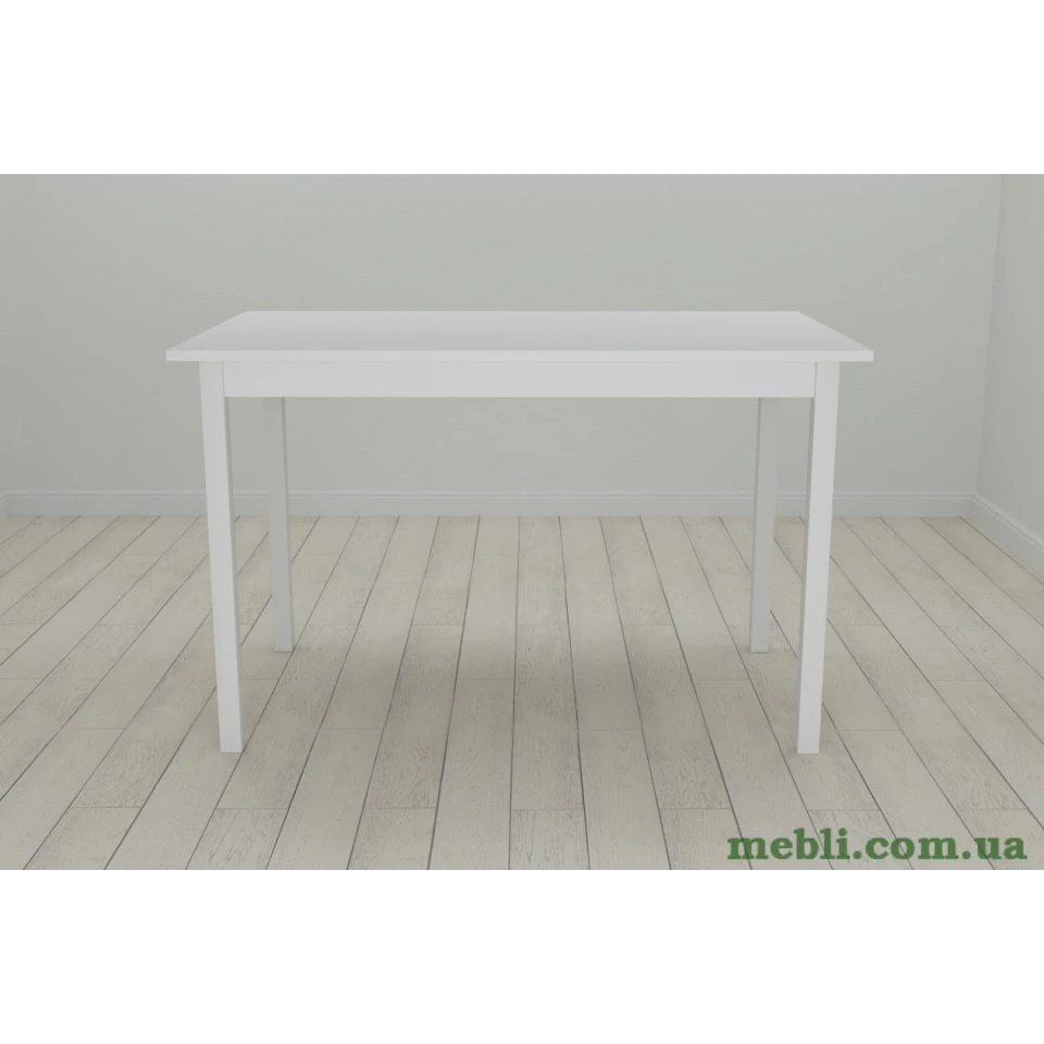 Стіл кухонний Ferrum-decor Маріо 75x120x70 Білий ДСП Білий 16мм