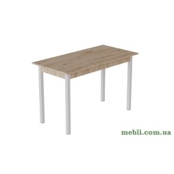 Стіл кухонний Ferrum-decor Маріо 75x120x70 Білий ДСП Сан-Марино 16мм