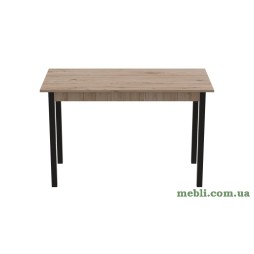 Стіл кухонний Ferrum-decor Маріо 75x120x70 Чорний ДСП Сан-Марино 16мм