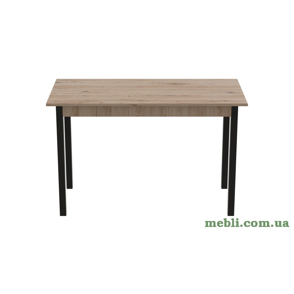 Стіл кухонний Ferrum-decor Маріо 75x120x70 Чорний ДСП Сан-Марино 16мм
