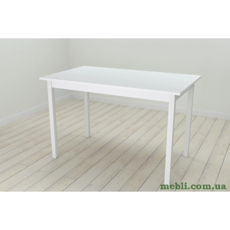 Стіл кухонний Ferrum-decor Маріо 75x120x80 Білий ДСП Білий 16мм