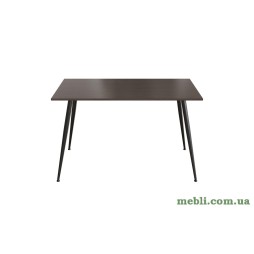 Кухонний стіл Марсель 40 Ferrum-decor 75x120x70 Чорний метал ДСП Венге Магія