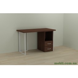 Комп'ютерний стіл Ferrum-decor Отто 75x120x70 білий ДСП Венге 32мм