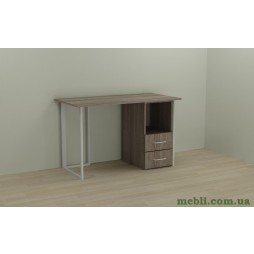 Комп'ютерний стіл Ferrum-decor Отто 75x120x70 білий ДСП Дуб Сонома Труфель 16мм