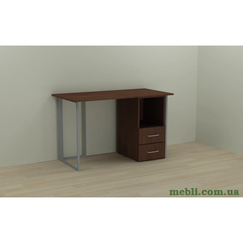 Комп'ютерний стіл Ferrum-decor Отто 75x120x70 сірий ДСП Венге 16мм