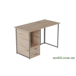 Комп'ютерний стіл Ferrum-decor Отто 75x140x60 сірий ДСП Дуб Артізан 16мм