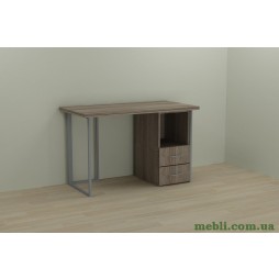 Комп'ютерний стіл Ferrum-decor Отто 75x140x60 сірий ДСП Дуб Сонома Труфель 32мм