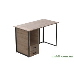 Комп'ютерний стіл Ferrum-decor Отто 75x140x60 чорний ДСП Дуб Артизан 16мм