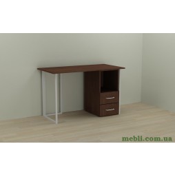 Комп'ютерний стіл Ferrum-decor Отто 75x140x70 білий ДСП Венге 16мм