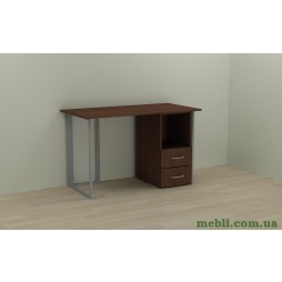 Комп'ютерний стіл Ferrum-decor Отто 75x140x70 сірий ДСП Венге 16мм