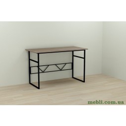 Комп'ютерний стіл Ferrum-decor Райан 75x120x60 чорний ДСП Дуб Сонома Труфель 16мм