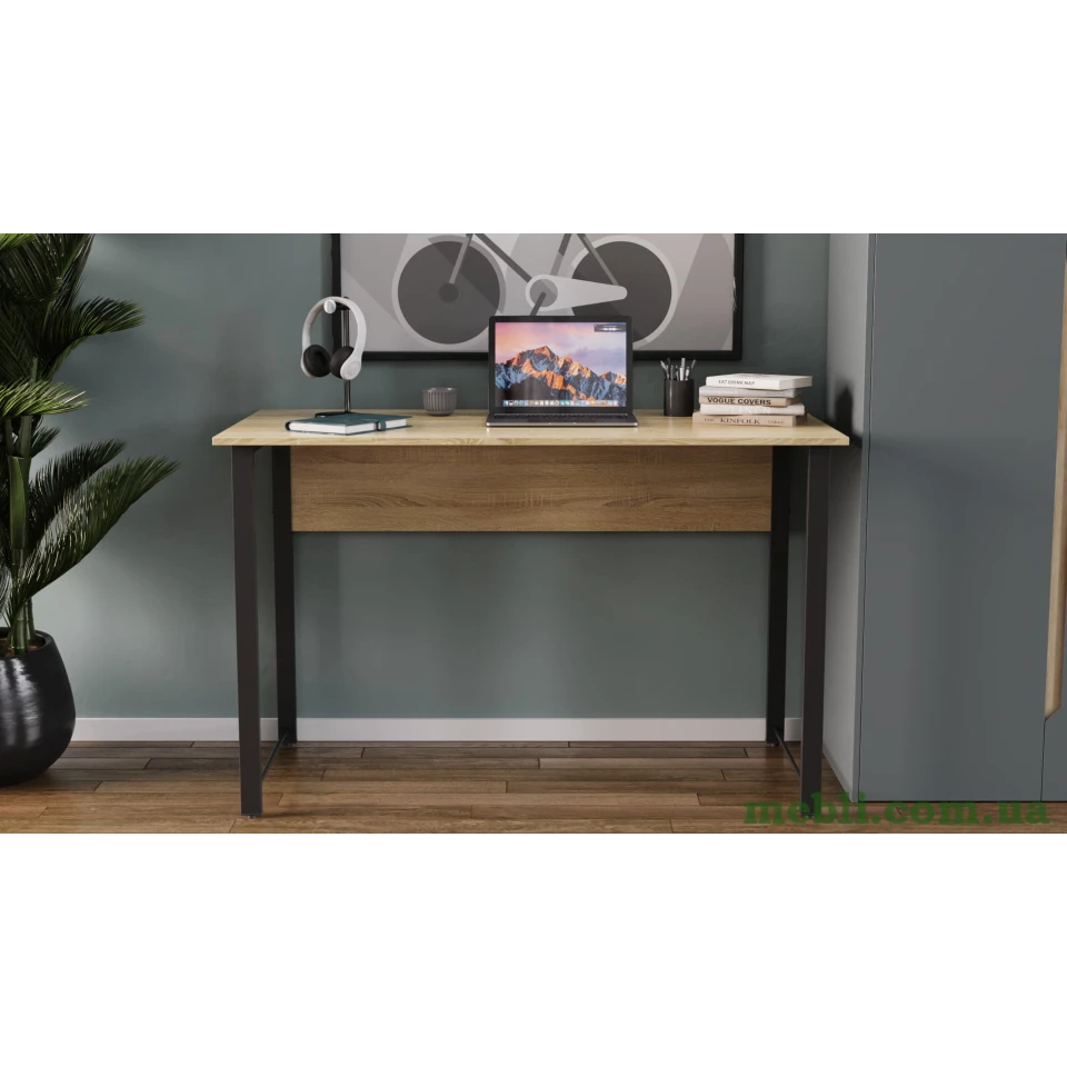 Комп'ютерний стіл Ferrum-decor Райан 75x120x70 чорний ДСП Венге 16мм