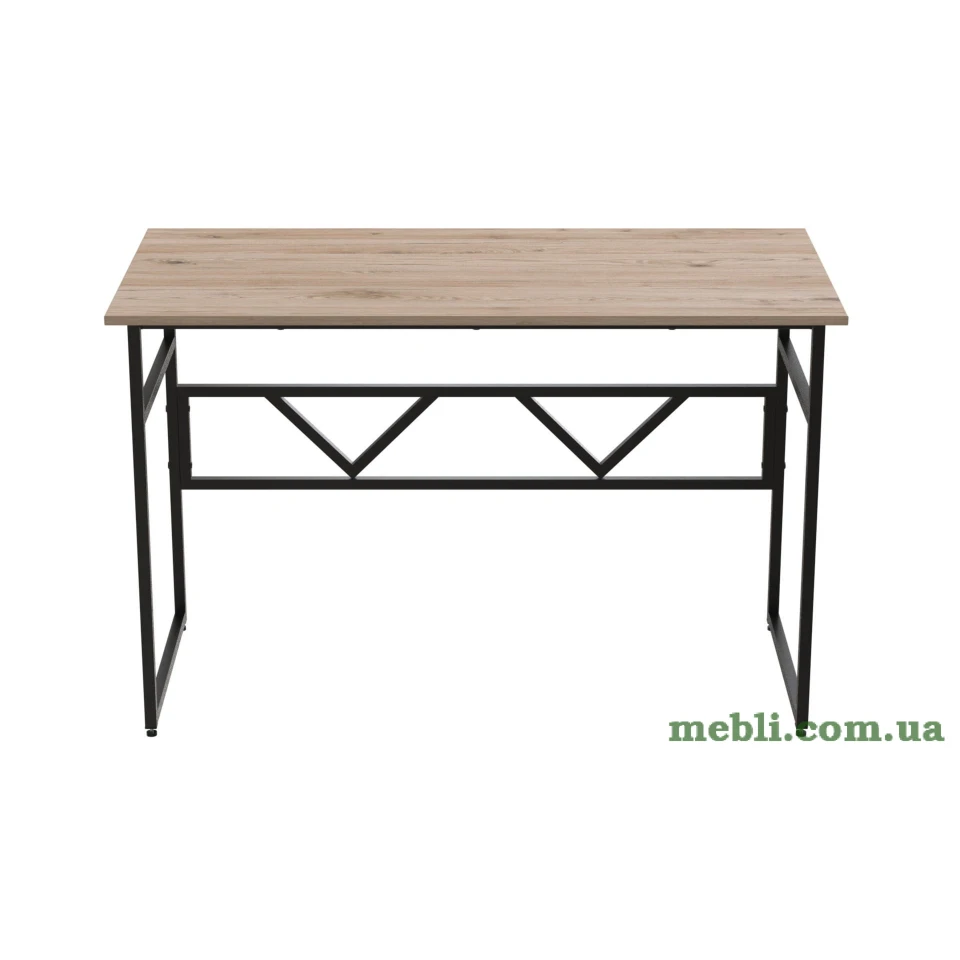 Комп'ютерний стіл Ferrum-decor Райан 75x120x70 чорний ДСП Дуб Артізан 32мм