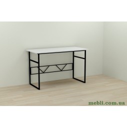 Комп'ютерний стіл Ferrum-decor Райан 75x140x60 чорний ДСП Білий 16мм