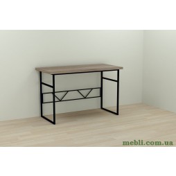 Комп'ютерний стіл Ferrum-decor Райан 75x140x70 чорний ДСП Дуб Сонома Труфель 32мм