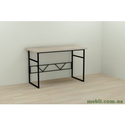 Комп'ютерний стіл Ferrum-decor Райан 76x120x60 чорний ДСП Дуб Сонома 32мм