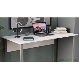 Комп'ютерний стіл Ferrum-decor Раян 75x100x60 сірий ДСП Білий 16мм