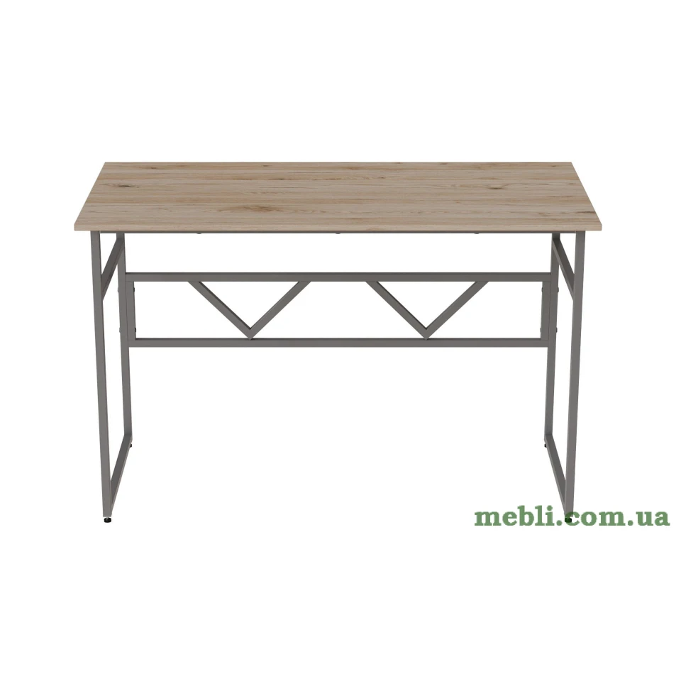 Комп'ютерний стіл Ferrum-decor Раян 75x100x60 сірий ДСП Дуб Артізан 16мм