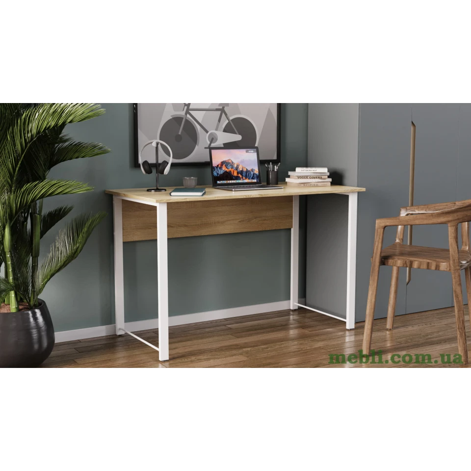 Комп'ютерний стіл Ferrum-decor Раян 75x100x70 білий ДСП Білий 32мм