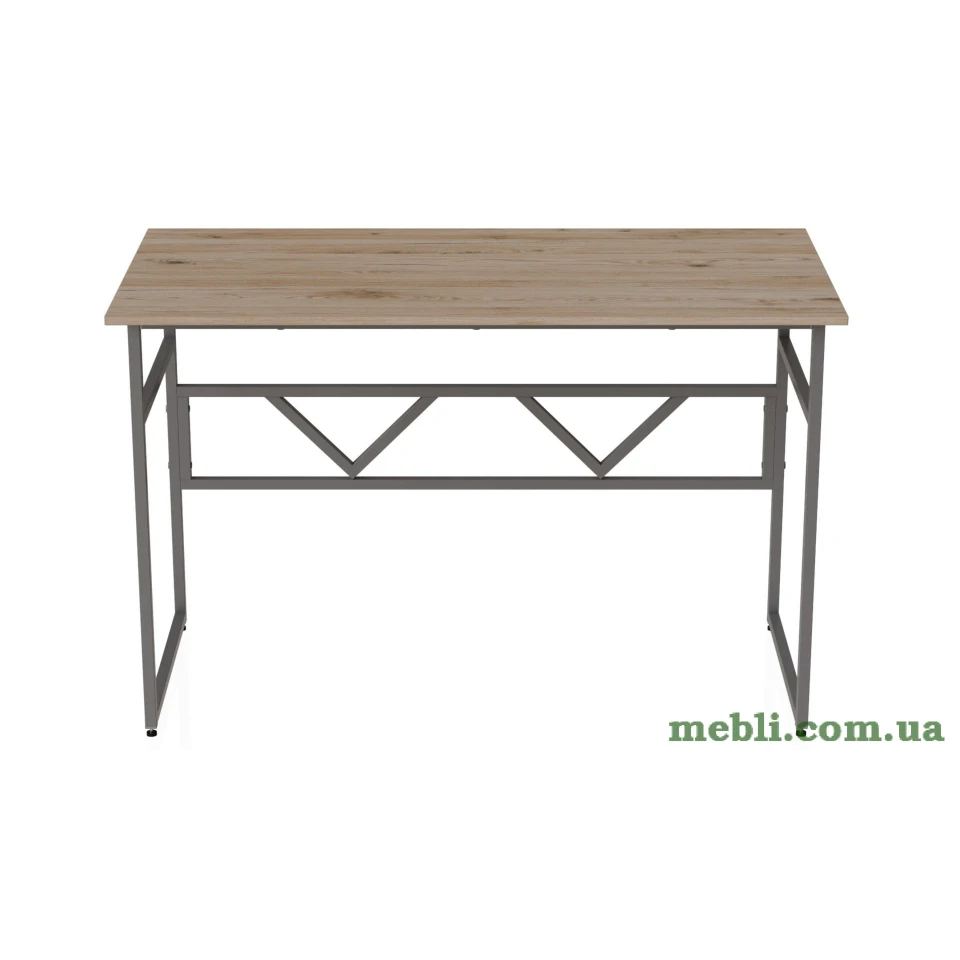 Комп'ютерний стіл Ferrum-decor Раян 75x100x70 сірий ДСП Дуб Артізан 16мм