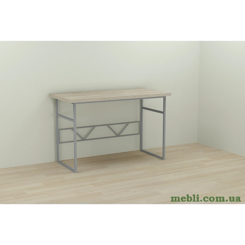 Комп'ютерний стіл Ferrum-decor Раян 75x100x70 сірий ДСП Дуб Сонома 32мм