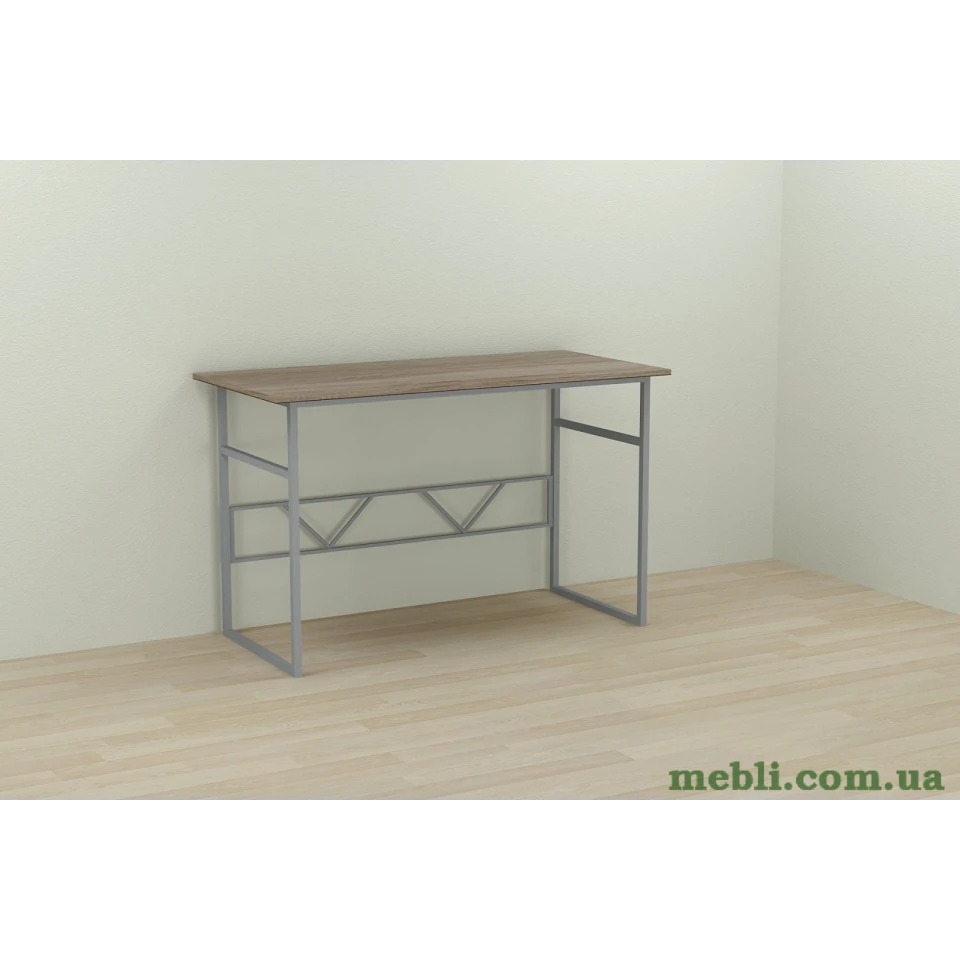 Комп'ютерний стіл Ferrum-decor Раян 75x100x70 сірий ДСП Дуб Сонома Труфель 16мм
