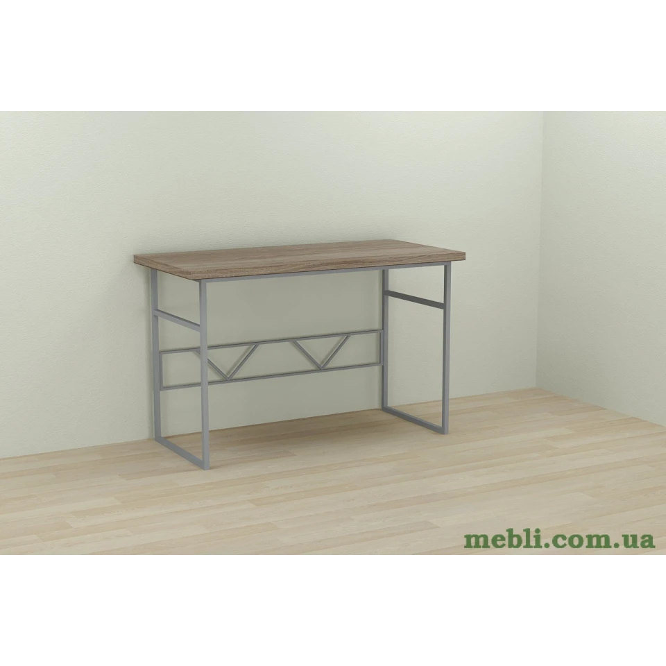 Комп'ютерний стіл Ferrum-decor Раян 75x100x70 сірий ДСП Дуб Сонома Труфель 32мм