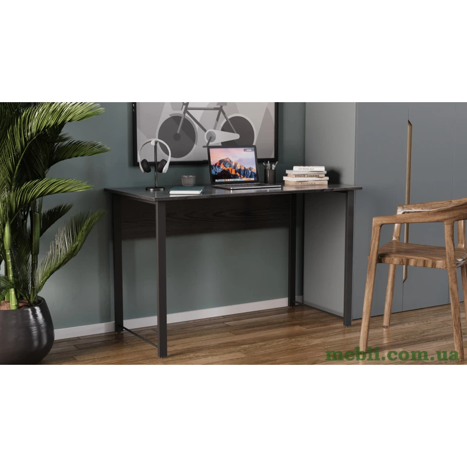 Комп'ютерний стіл Ferrum-decor Раян 75x120x70 білий ДСП Дуб Сонома 32мм
